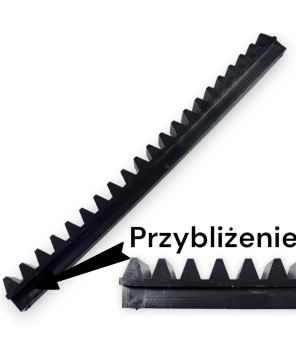 Listwa plastikowa zębata M4 Dł.26cm Wiśniowski