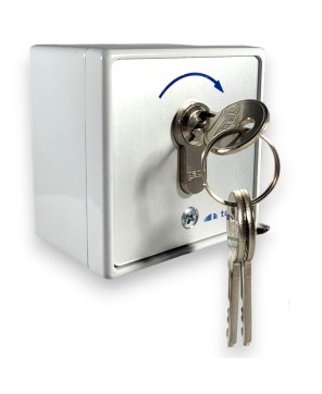 Włącznik kluczykowy 1-STRONNY SAMOPOWROTNY TOUSEK MP-APZ1-1T
