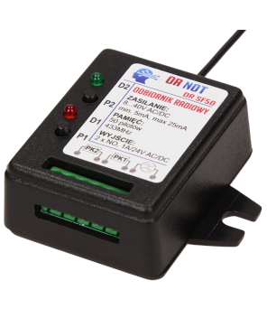 Odbiornik radiowy Somfy RTS  2-kanałowy 433,42 MHz, zasilanie 8–40 V AC/DC