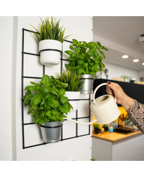 Kwietnik Wiszący Metalowy ARTIDO Plantis (4 Doniczki)