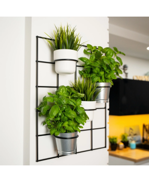 Kwietnik Wiszący Metalowy ARTIDO Plantis (4 Doniczki)