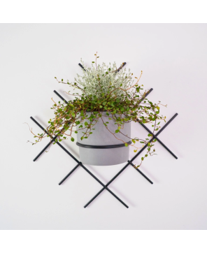 Kwietnik Wiszący Metalowy ARTIDO Omnis Cratis (1 Doniczka)