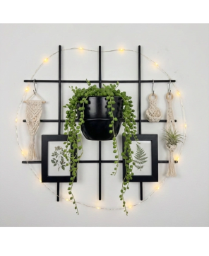 Kwietnik Wiszący Metalowy ARTIDO Omnis Simple (1 Doniczka)