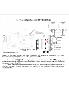 Płytka łączeniowa adapter eL01a do sterownika ST-1 eLB7Qk - Oryginał
