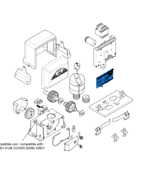 Centrala sterująca CAME ZBX7N BX STRONG / PLUS zastępca ZBX6/ZBX7/ZBX74-78