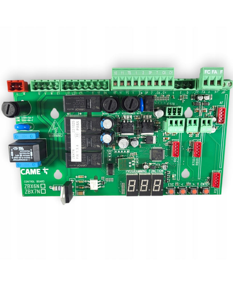 Centrala sterująca CAME ZBX7N BX STRONG / PLUS zastępca ZBX6/ZBX7/ZBX74-78
